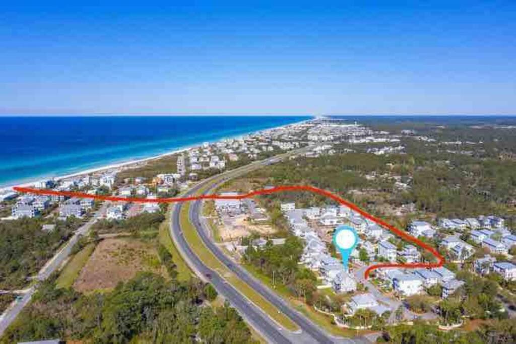 30A Coastal Home Walk To Beach, Lake & Pool Inlet Beach 外观 照片
